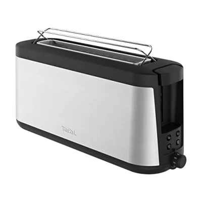 Abbildung von Tefal Toaster TL4308 ELEMENT LANGSCHLITZ 1000W EDELSTAHL / SCHWARZ