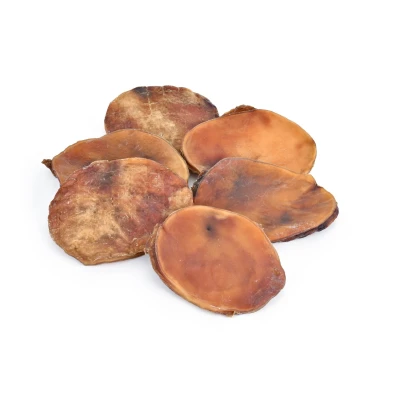 Abbildung von Kaureks Natur Hundeleckerlies Rinderkopfhautplatten 1000g