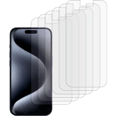 Abbildung von 4ProTec 6x Display Schutz Folie MATT für Apple iPhone 15 Pro Max