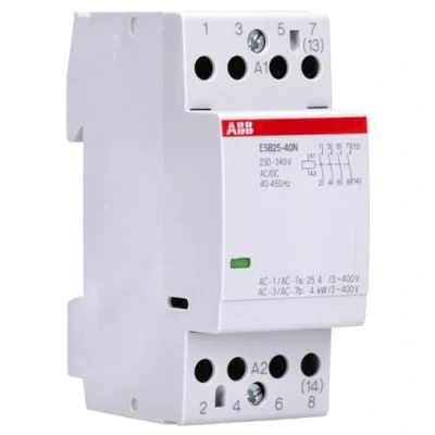 Abbildung von ABB ESB25 40N 06, Schütz, Weiß, IP20, AC, 36 mm, 65 mm