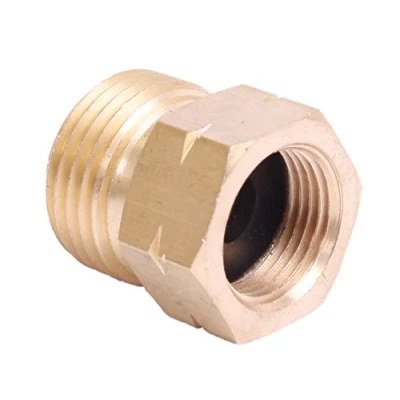 Abbildung von Gasadapter Handwerkerflasche kurz (3/8&quot; links Innengewinde auf 21,80 x 1/14 Außengewinde)