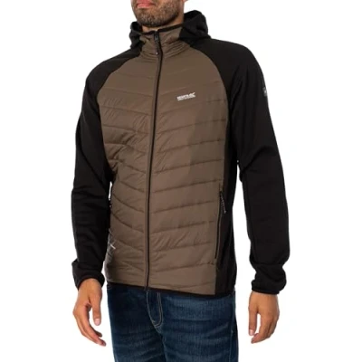Abbildung von Regatta Andresonviiihybrd Softshelljacke, Herren, Größe: XXL, Crocodil blk