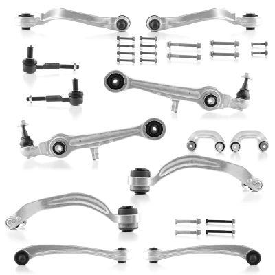 Abbildung von MEYLE 116 050 0087/HD Lenkersatz, Radaufhängung Vorderachse links, rechts mit Zubehör Pendelstange Quality AUDI: A6 C5 Avant
