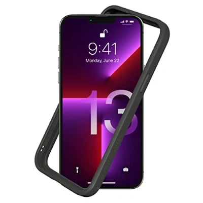 Abbildung von RhinoShield Bumper Case kompatibel mit [iPhone 13 Pro Max] CrashGuard NX Stoßdämpfende Schutzhülle im schlanken Design 3.5 Meter Fallschutz Graphite