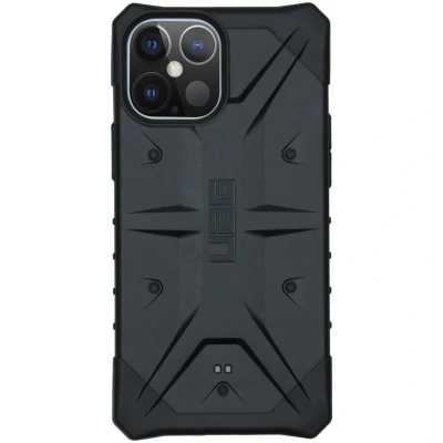 Abbildung von Apple iPhone 12 Pro Max Hülle Kunststoff UAG Hard Case/Backcover Handyhülle Schwarz Shockproof/Stoßfest
