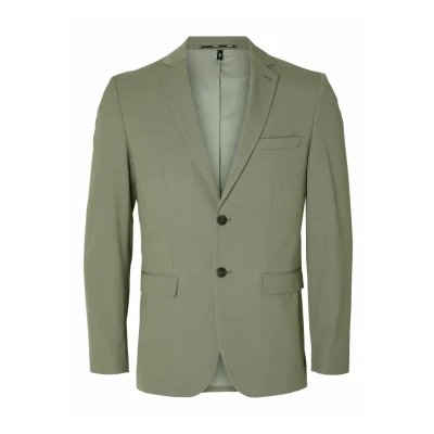 Abbildung von Selected Homme SLIM FIT Anzugsakko, Herren, Größe: 46, Vetiver