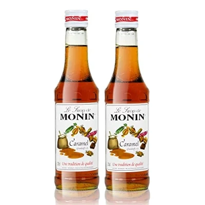 Abbildung von 2x Monin Karamell / Caramel Sirup, 250 ml Flasche