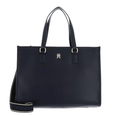 Abbildung von Tommy Hilfiger Monotype TOTE Handtasche, Damen, Größe: One Size, Space blue