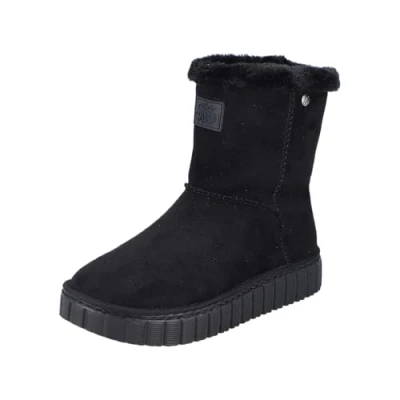 Abbildung von Rieker Snowboot/Winterstiefel, Damen, Größe: 41, Schwarz Schuhe