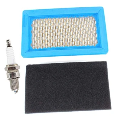 Abbildung von AISEN Luftfilter mit Vorfilter Zündkerze passend für Fleurelle BM 45 OHV Rasenmäher Ersatz MTD 951 10298, 751 17211ZG9M00