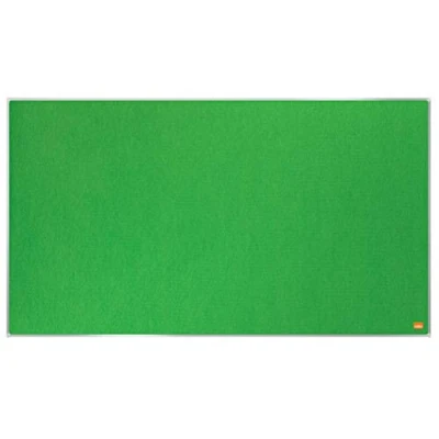 Abbildung von Nobo Filz Notiztafel, 890 x 500 mm, Schlanker Zielrahmen, InvisaMount Montagesystem, Impression Pro, Grün, 1915425