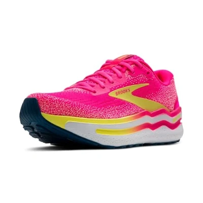 Abbildung von Brooks Ghost MAX 2 Laufschuh Stabilität, Damen, Größe: 38.5, Pink lemon tonic orange pop Schuhe