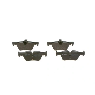 Abbildung von BOSCH 0 986 494 554 Bremsbelagsatz Low Metallic mit Montageanleitung, Anti Quietsch Blech, Kolbenclip BMW: 2 Coupe, 3 Limousine, Touring