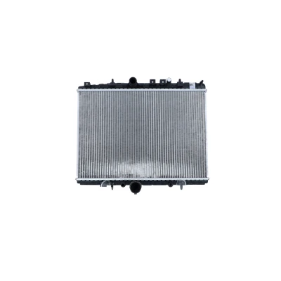 Abbildung von NRF 53787 Kühler, Motorkühlung Aluminium 554 380 34 mit Anbauteilen Kühlrippen gelötet CITROËN: C5 I Schrägheck