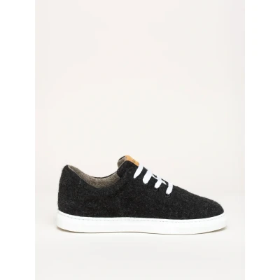 Abbildung von Gottstein Wool Walker 101 Woll Sneaker für Damen &amp; Herren stylische aus feinster Wolle Obermaterial 100% Schurwolle Gummisohle Charcoal, 39