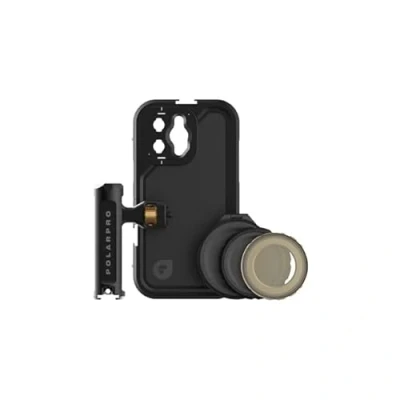 Abbildung von PolarPro LiteChaser iPhone 14 Pro Max Cage Kit Inkl. Einzelgriff VND 3 5 Filter