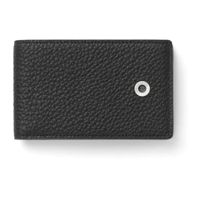 Abbildung von Graf von FABER CASTELL 118774 Geldbörse klein Cashmere, Schwarz, mit Münzfach, Scheinfach und Kartenfach