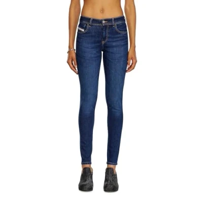Abbildung von Diesel Slandy Jeans Skinny Fit, Damen, Größe: 25x32, Blue denim