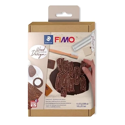 Abbildung von STAEDTLER 8025 HTC1 ST FIMO Anleitungs Set Modelliermasse, braun, Standard