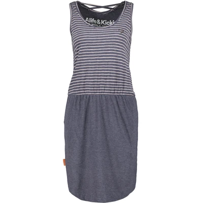 Abbildung von alife &amp; kickin Rosalieak Jerseykleid, Damen, Größe: Large, Marine