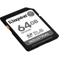 Abbildung von Kingston Industrial SDXC Speicherkarte 64GB Class 10, UHS I, U3, V30, A1 pSCL