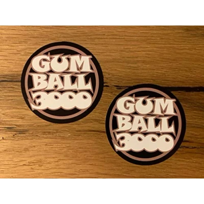 Abbildung von #847 / 2X Gumball 3000 Aufkleber 7cm Auto Sticker Tuning Rennen Racing Rennsport Legal Street Race V8 Oldschool Oldtimer