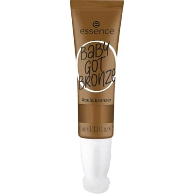 Abbildung von essence BABY GOT BRONZE liquid bronzer, Nr. 30, Braun, langanhaltend, definierend, Einfach zu entfernen, natürlich, vegan, ölfrei, ohne Parabene, Mikroplastikpartikel, 1er Pack (10ml)