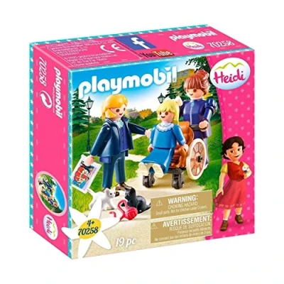 Abbildung von PLAYMOBIL 70258 Heidi Clara mit Vater und Fräulein Rottenmeier,