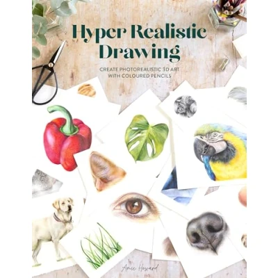 Abbildung von Hyper realistic Drawing: How to create 3D art with coloured pencils