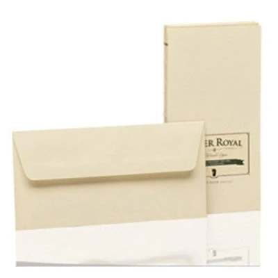 Abbildung von Rössler Papier 2033831008 Paper Royal Briefumschlagpack m. Sf., DINlang, 20 Stück, chamois