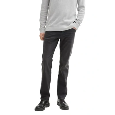 Abbildung von TOM TAILOR Herren Josh Regular Slim Jeans mit Stretch,10250 Used Dark Stone Black Denim, 31/32