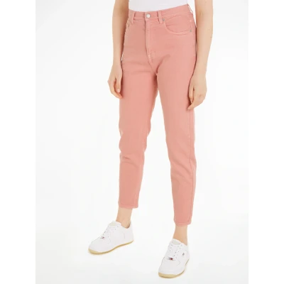 Abbildung von Tommy Jeans Webhose TJW MOM SLIM UH GD mit Logostickerei