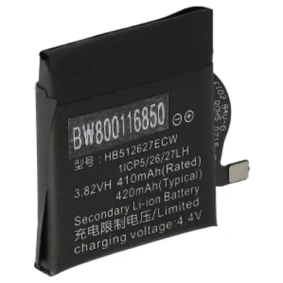 Abbildung von vhbw Akku kompatibel mit Huawei Watch GT+ Smartwatch Uhr Fitnessarmband (410mAh, 3,8V, Li Polymer)