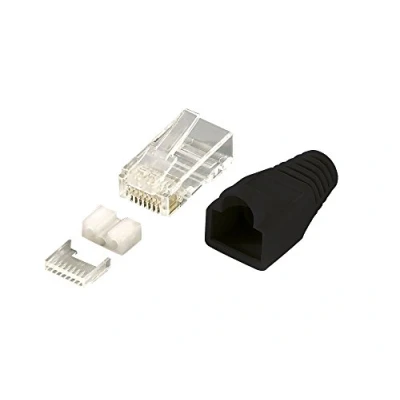 Abbildung von LogiLink Professional MP0022 RJ45 Stecker Geschirmt Kat.6 schwarz
