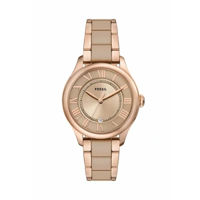 Abbildung von Fossil Damen Analog Quarz Uhr mit Keramik Armband CE1133