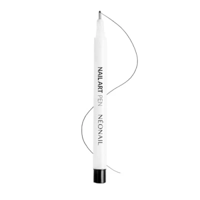 Abbildung von NEONAIL Nail Art Pen 0,8 Nageldesign Nagellack Stift Nagelkunststift Gelnägel Zubehör Design Nägel Maniküre Nailart Schwarz