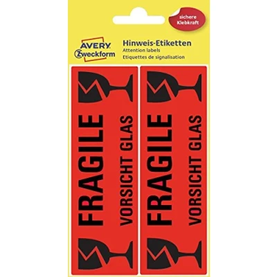 Abbildung von AVERY Zweckform Warnetiketten 119,0 x 38,0 mm