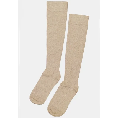 Abbildung von Ulla Popken Compressie Kniestrümpfe, Damen, Größe: One Size, Beige