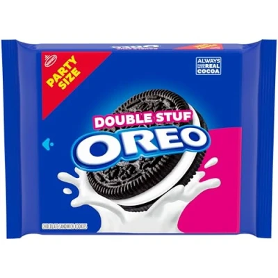 Abbildung von OREO Double Stuf Schokoladen Sandwich Kekse, Partygröße, 750 ml