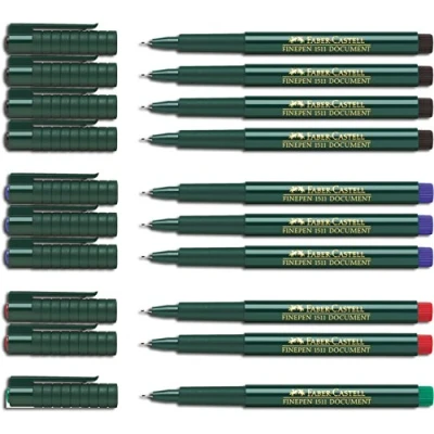 Abbildung von FABER CASTELL Finepen 1511 Fineliner 0.4 mm Mehrfarbig