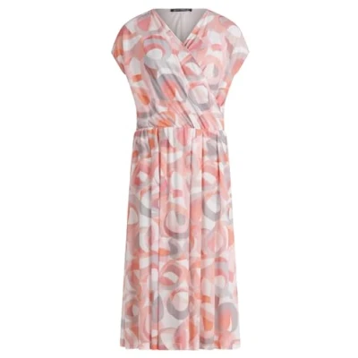 Abbildung von Betty Barclay Raffung Jerseykleid, Damen, Größe: 42, Rose cream