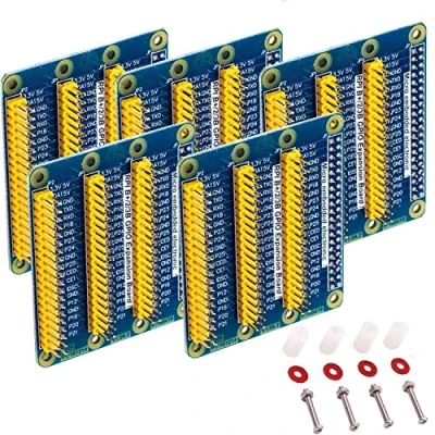 Abbildung von AZDelivery 5 x GPIO Erweiterung Extension Board kompatibel mit Raspberry Pi 3, 2, Modell B inklusive Ebook!