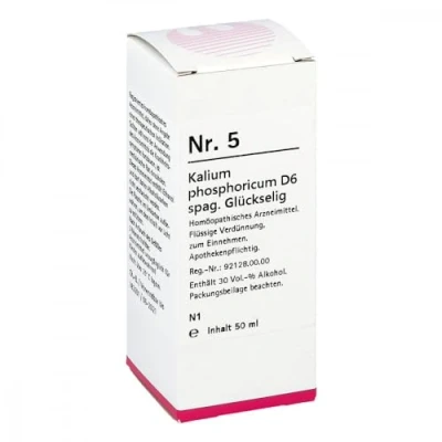 Abbildung von NR.5 Kalium Phosphoricum D 6 spag.Glücks 50 ml