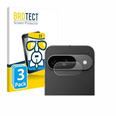 Abbildung von BROTECT Schutzglas für Google Pixel 9 (NUR Kameraschutz) (3 Stück) Schutzfolie Panzer Folie Glas [Extrem Kratzfest 9H, Anti Fingerprint,