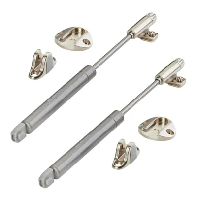 Abbildung von 2er Set Italiana Ferramenta Gasdruckdämpfer KRABY lift up (60 Newton, 277 mm Gesamtlänge) Schranktür Dämpfer für nach oben öffnende Schrankklappen und Truhen geeignet von Sotech