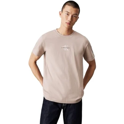Abbildung von Calvin Klein Jeans Monologo TEE Tshirt print, Herren, Größe: 3XL, Goat