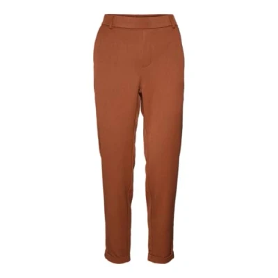 Abbildung von VERO MODA Damen Vmmaya Mr Loose Solid Pant Noos Hose, Fired Brick, XS / 32L