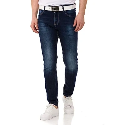 Abbildung von Cipo &amp; Baxx Jeans Slim Fit, Herren, Größe: 31x34, Darkblue