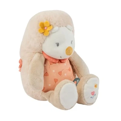 Abbildung von Nattou Kuscheltier aus Baumwolle und Velours, Igel Zoë als Wegbegleiter ab der Geburt, Ca. 32 cm, Mila, Lana, Beige