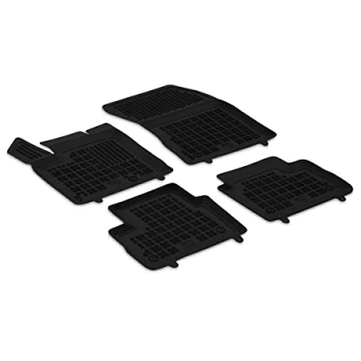 Abbildung von Hohe Gummi Fußmatten mit Rand passend für Nissan Qashqai III (J12) ab 6/2021 (außer e Power) AZUGA AZ10300443 Automatten